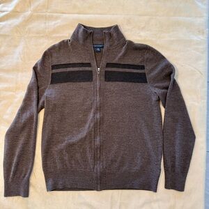 Banana republic Merino Wool full zip sweater